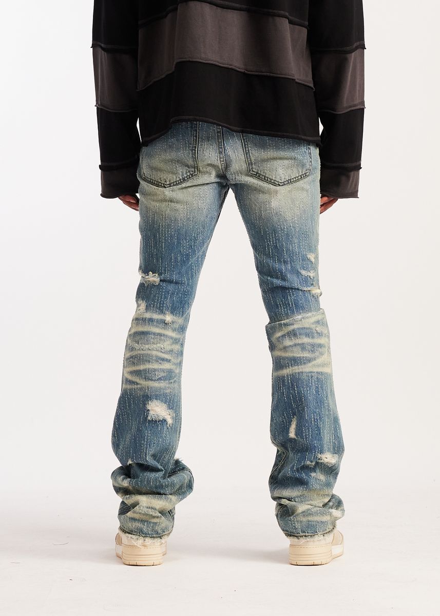 Embellish Light Disressed Ric Flare Denim Jeans (EMB-S26-23)