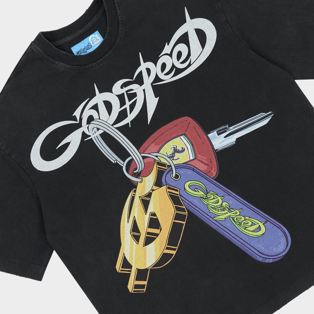 GOD DOOR ゴッドドア Tシャツ Godspeed K.O.D. T-Shirt - Black – Fresh Society