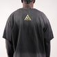 Paper Money "247" Rhinestones Black Layered Long Sleeve