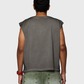 Homme + Femme "The List" Cutoff Tee - Grey