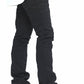 Valabasas Tire Jet Black Stacked Denim Jeans on model with white sneakers