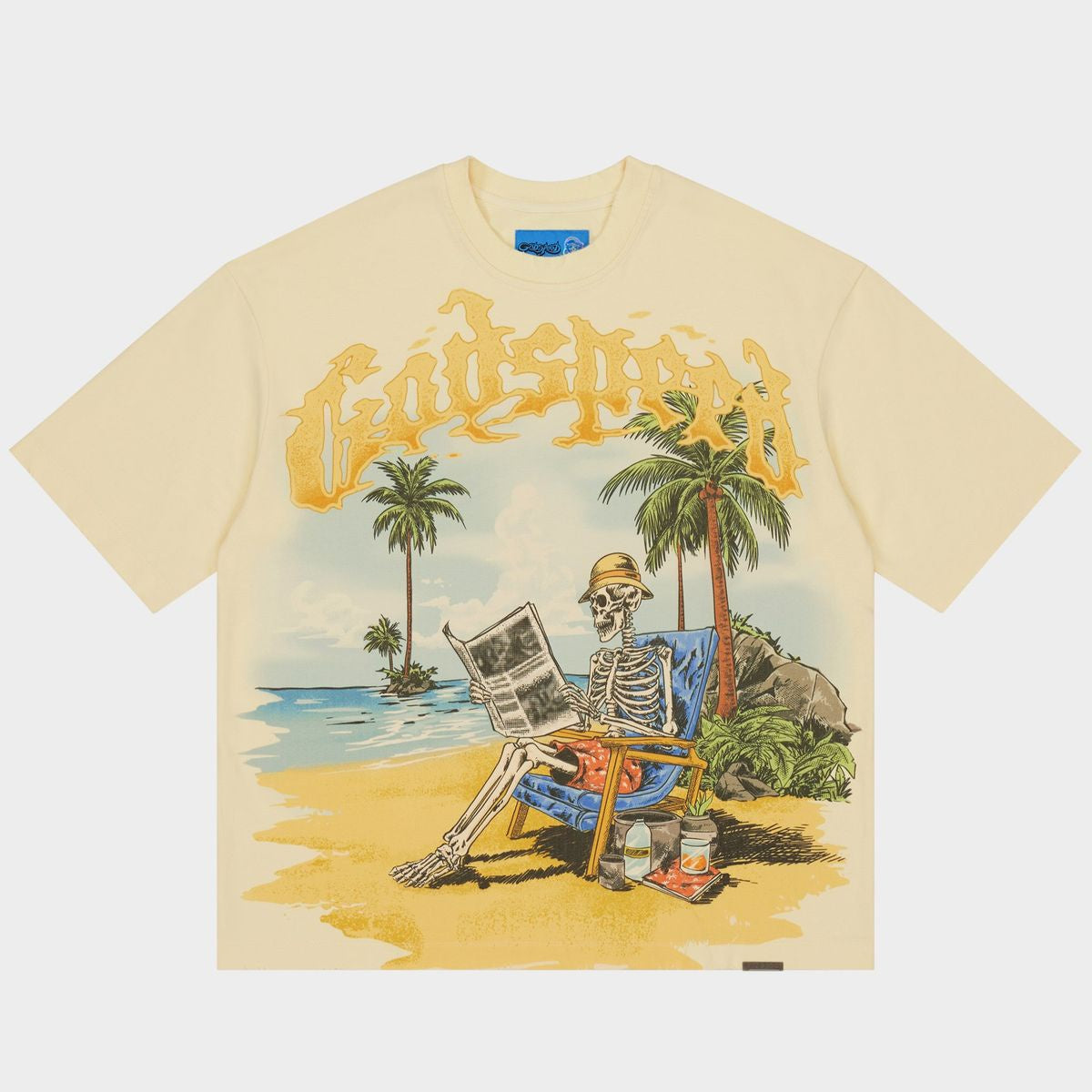 Godspeed Skeleton Beach II T-Shirt - Bone