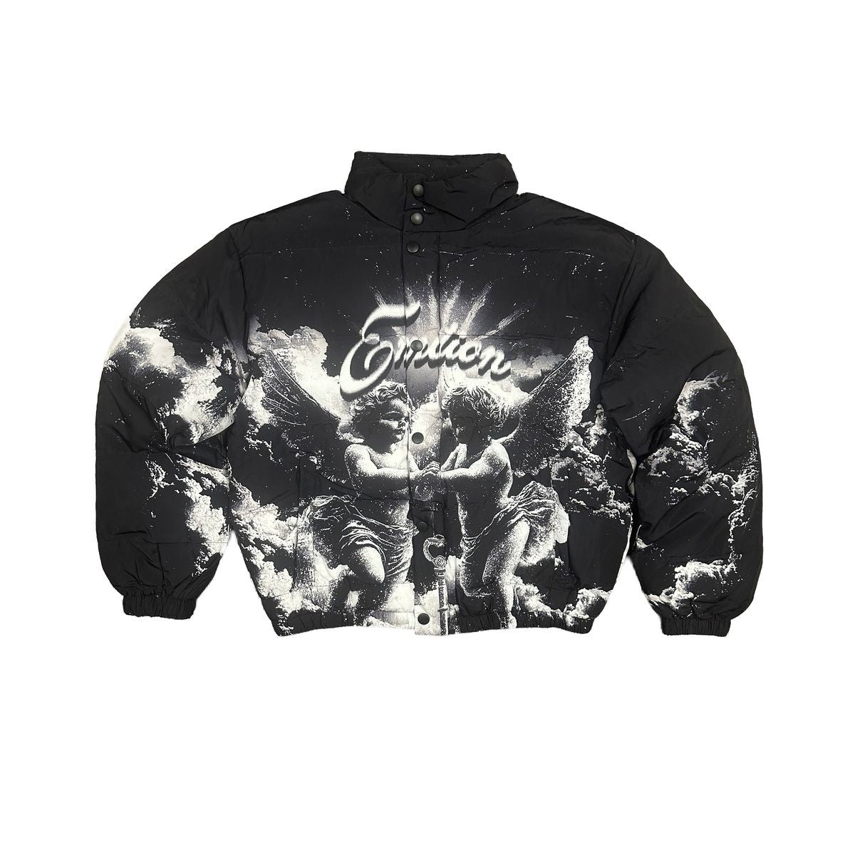 Mixed Emotion "Cloud" Black Puffer Jacket