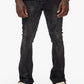 Valabasas "Astonish" Black Grey Stacked Denim Jeans