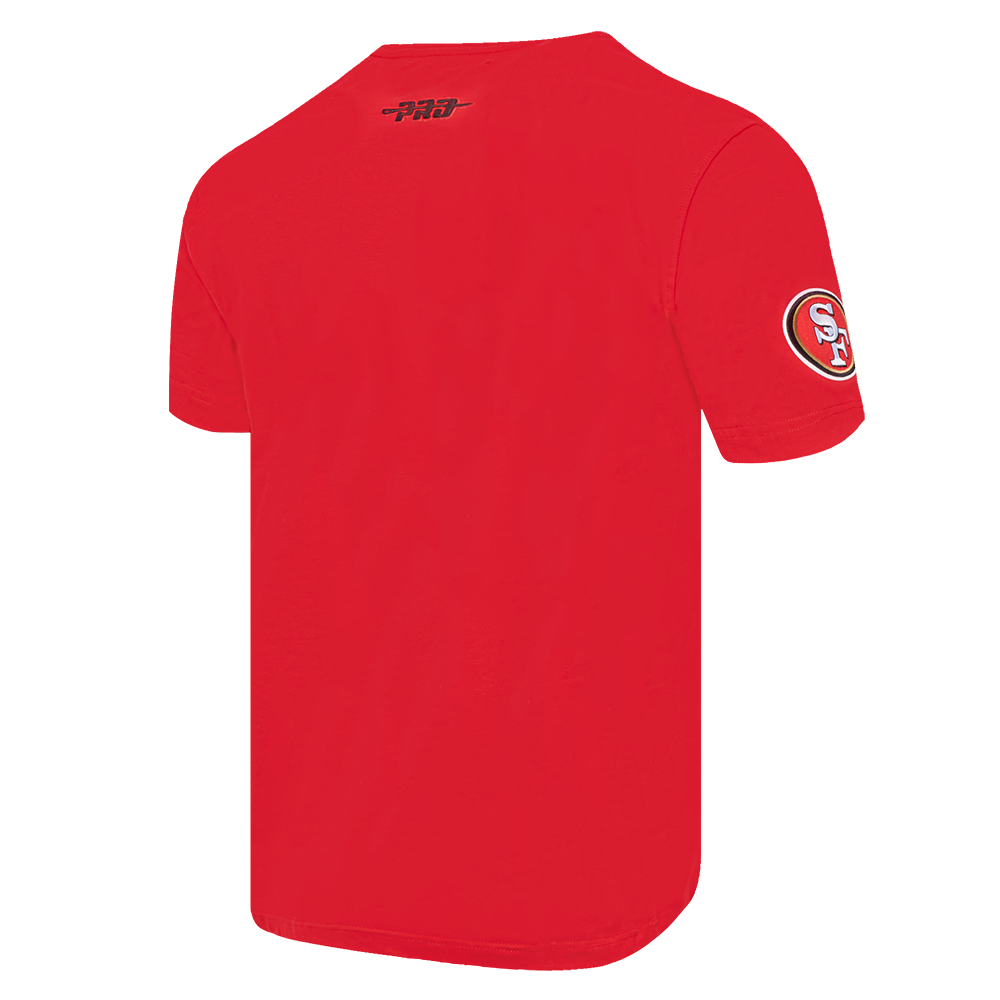 Classic fit San Francisco 49ers T-shirt with eye-catching team graphics showcasing your loyalty and team spirit