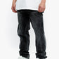 Fashionably styled person wearing Valabasas Mr Straight Grey Denim Jeans in a casual setting