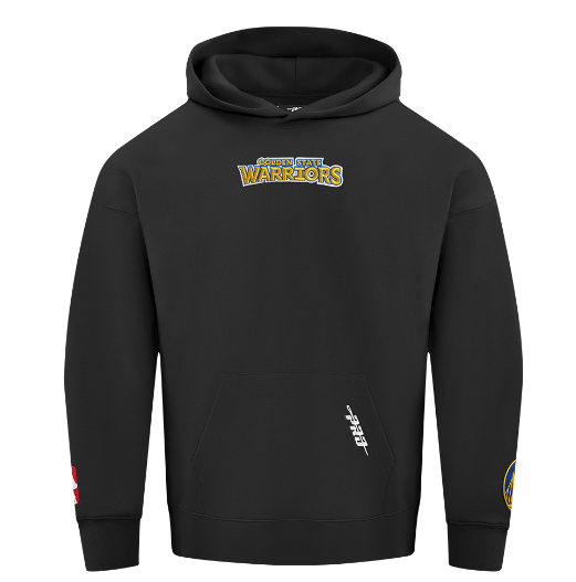 Black Pro Standard Golden State Warriors Wingspan Hoodie with team logo