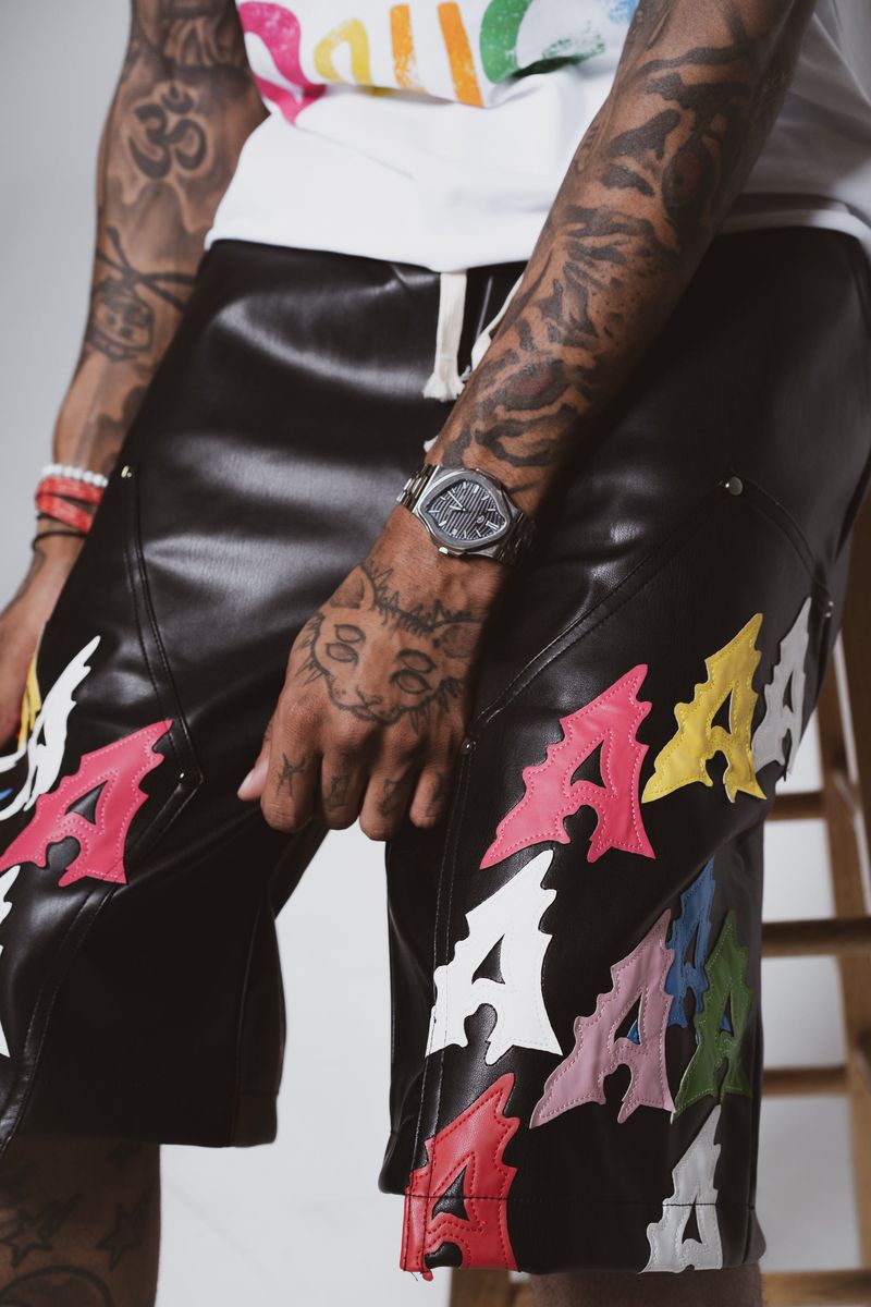Addicts ATL "Dirty Rockstar" Black Shorts