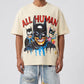 All Human "Dark Knight v2" Tee - Cream