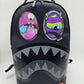 Sprayground Black Removable Eyes Backpack (B7556)