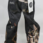 Full view of Amor Jeans Digital Print Black Baggy Jeans (RM203B) featuring comfortable baggy style and 32-inch length
