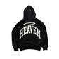 Heaven Arc Logo Hoodie - Black/White