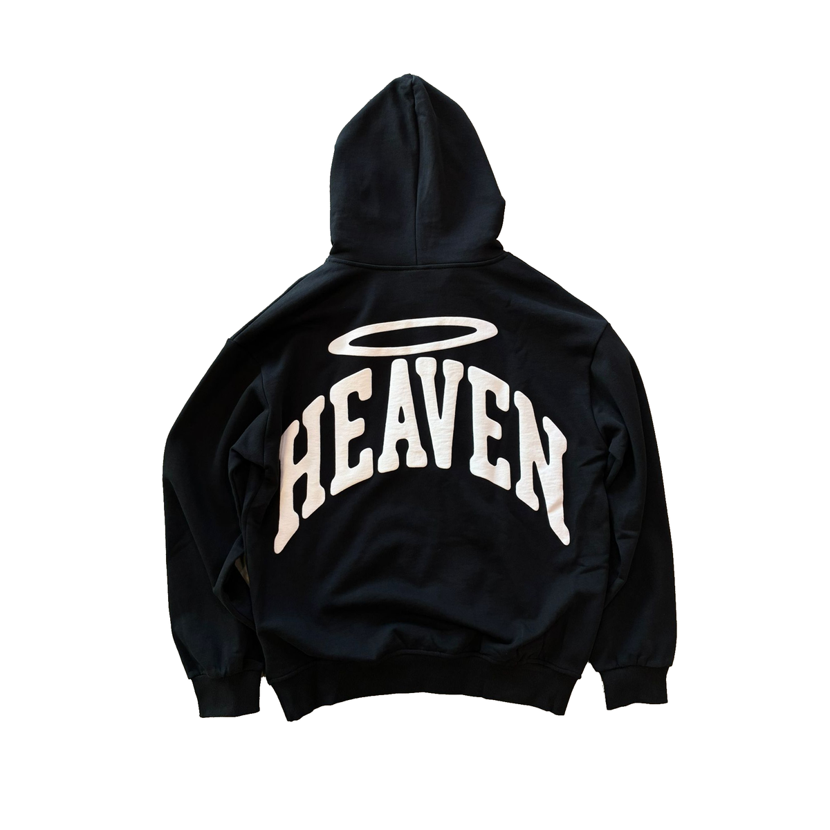 Heaven Arc Logo Hoodie - Black/White