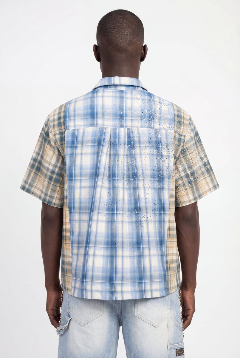 Guapi Horizon Plaid Button Shirt