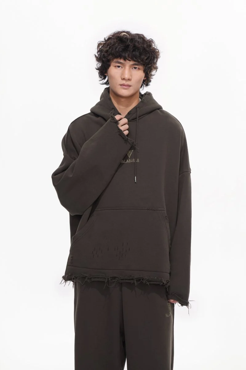 Valabasas "Platnum" Brown Pullover Hoodie