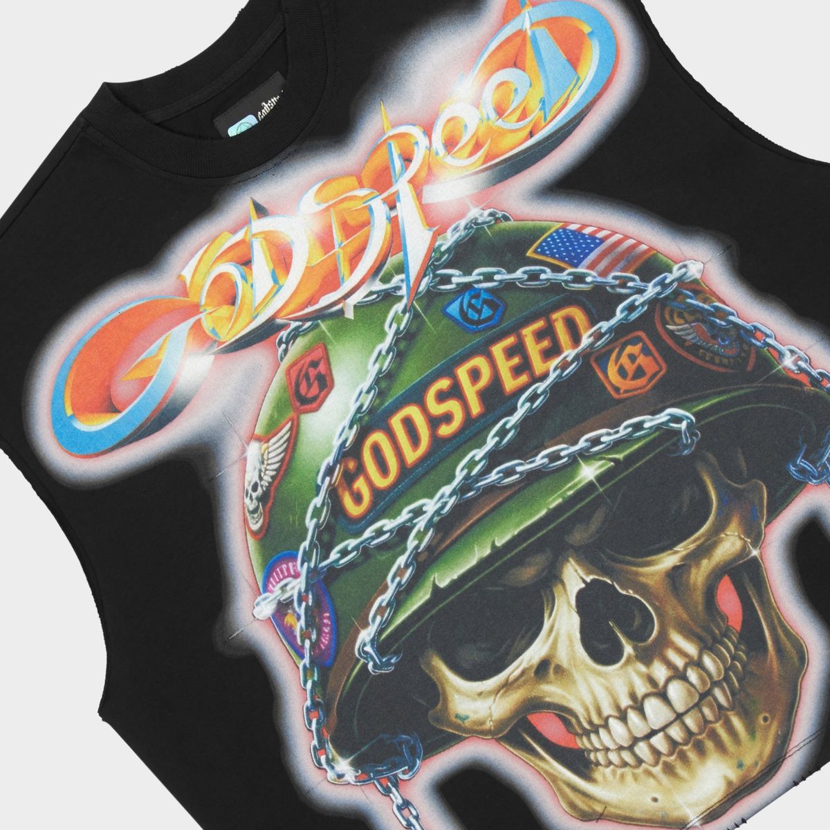 Godspeed Badges of Honor Sleeveless T-Shirt - Black