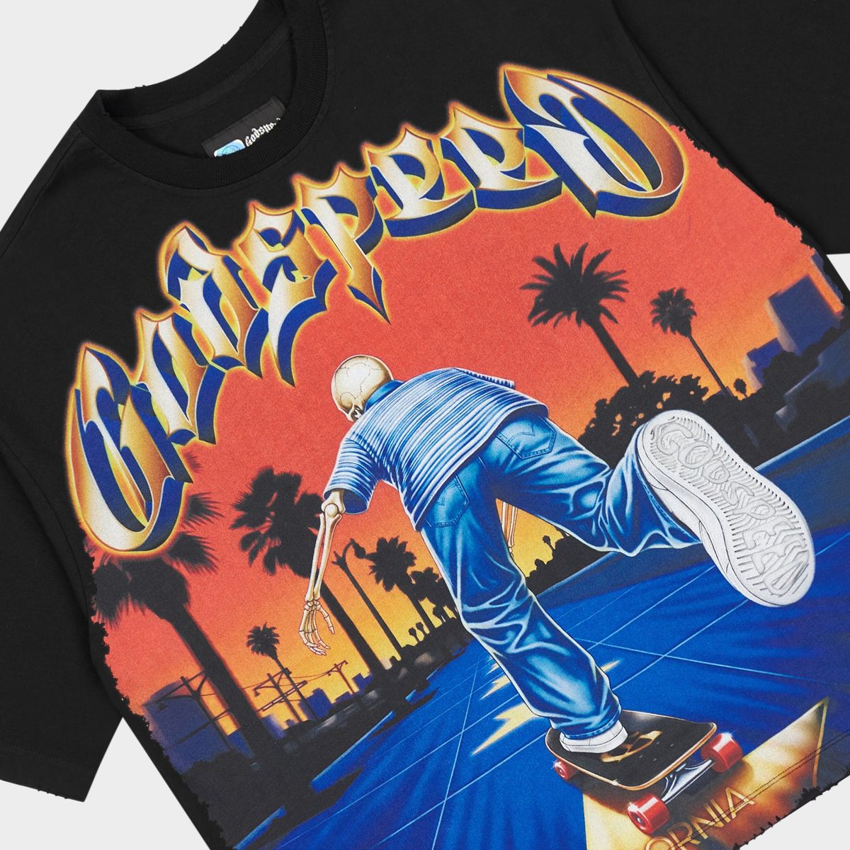 Godspeed Kick Push T-Shirt - Black
