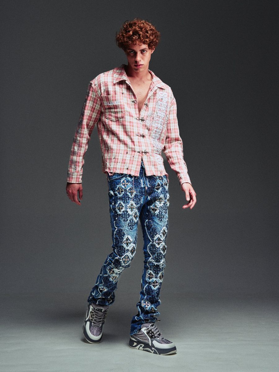 Guapi Vintage Blue Relic Denim Jeans