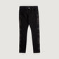 Embellish Dante Black Skinny Denim Jeans with distressed detailing and raw hem