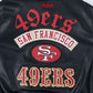 Pro Standard San Francisco 49ers Best Of Leather Varsity Jacket - Black/White (FS46410970-BLW)