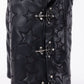 Guapi Obsidian Black Stars Leather Shorts