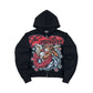 Mixed Emotion "Unveiled" Black Zip Up Hoodie