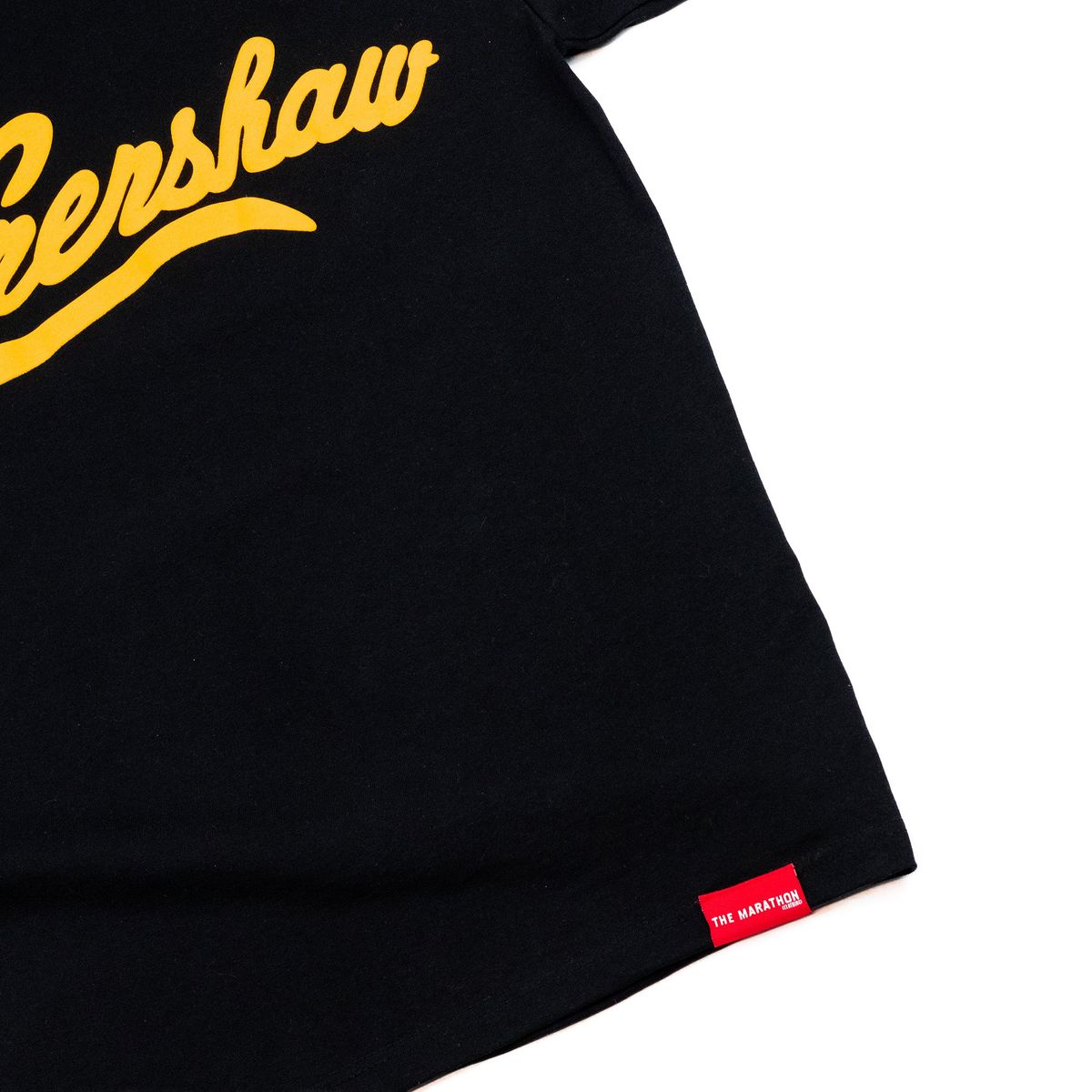 Heavyweight 75 oz 100% cotton TMC Limited Edition T-shirt with woven flag detail on sleeve