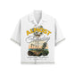 Long-sleeve cream-colored button-up shirt from Almost Someday with a relaxed fit and classic design