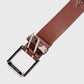 Homme + Femme "Passport" Belt - Brown