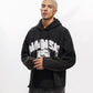 Valabasas "Fifth" Vintage Black Pullover Hoodie