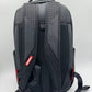 Full view of Sprayground Fly Knit Shark Mouth Backpack with detailed dimensions and textured surface