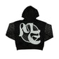 Mixed Emotion "Fallen Angels" Black Rhinestone Hoodie