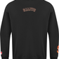 Black Pro Standard Wingspan Crewneck featuring Giants team graphic and detailed stitching