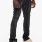 Valabasas "Astonish" Black Grey Stacked Denim Jeans