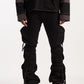 Embellish Icey Black Hawk Cargo Denim Jeans (EMB-S26-26)