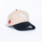 Reference "NY" Snapback Hat - Wheat/Black (REF810)