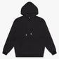 Valabasas Equus Black Pullover Hoodie with front pouch pocket and drawstring hood