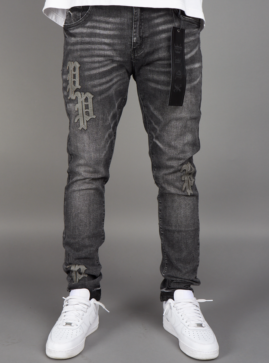 Politics Jeans Kael Black Wash Denim (KAEL213)