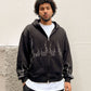 EPTM Metal Flame Zip Up Hoodie - Black (EP12463)