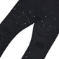 Vicious Embellished Rhinestone Black Denim Flare Jeans featuring stylish embellishments and a flattering flare silhouette