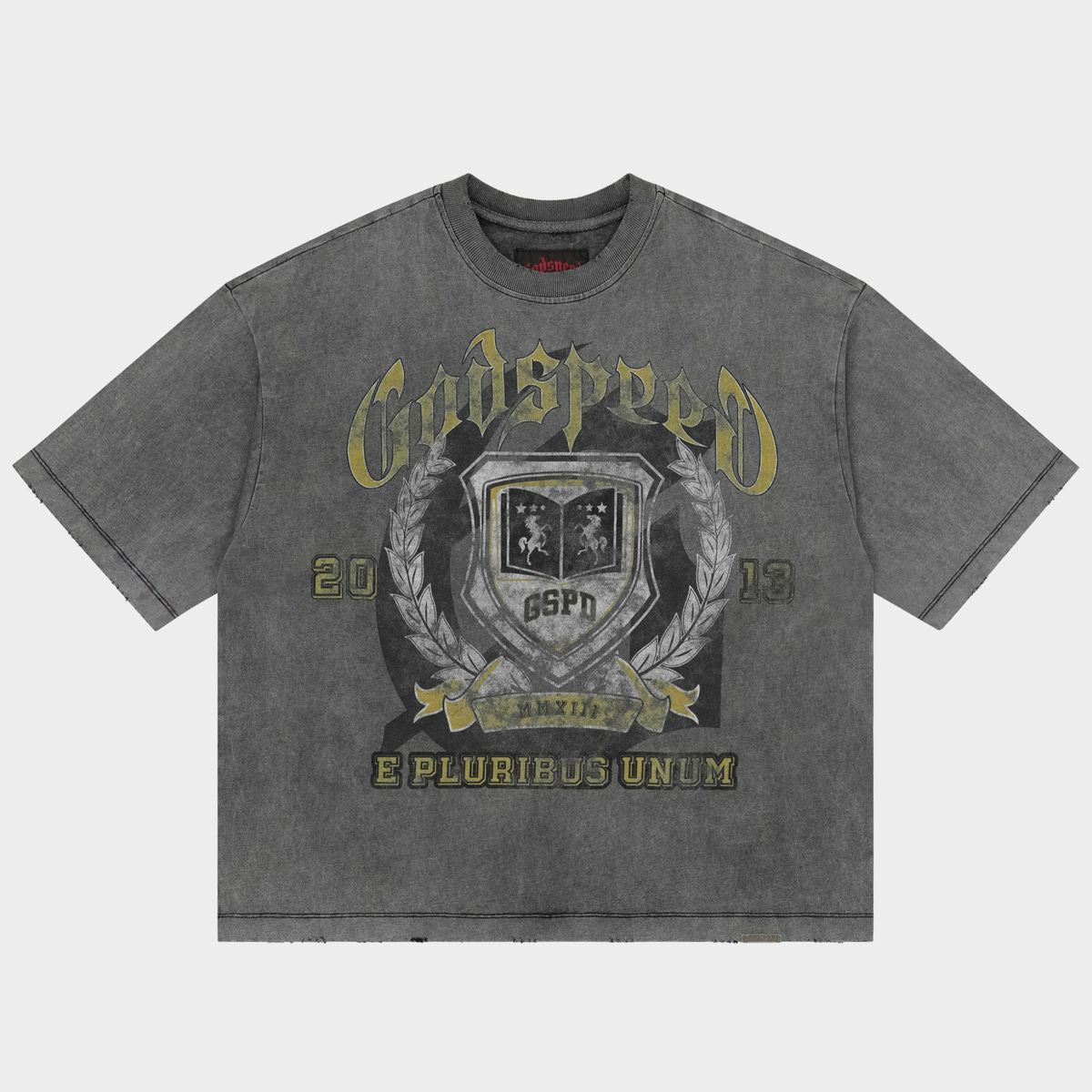 Godspeed GSPD Crest T-Shirt - Grey Wash