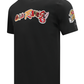 Front view of the black San Francisco 49ers City Ransom T-shirt featuring bold team branding and classic fit
