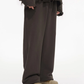 Valabasas "Syndicate" Oversized Baggy Sweatpants - Brown