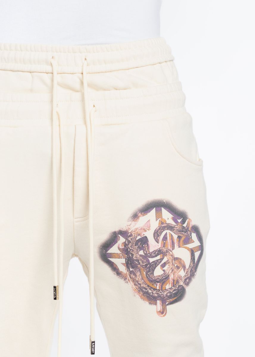 Guapi Cream Venemous Veins Sweat Pants