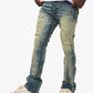 Valabasas "Vin" Dark Vintage Blue Flare Denim Jeans