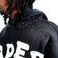 Paper Money "Paper" Rhinestone Black Pullover Hoodie
