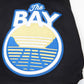 Black Golden State Warriors classic chenille tee by Pro Standard showcasing team logo and vintage-inspired design