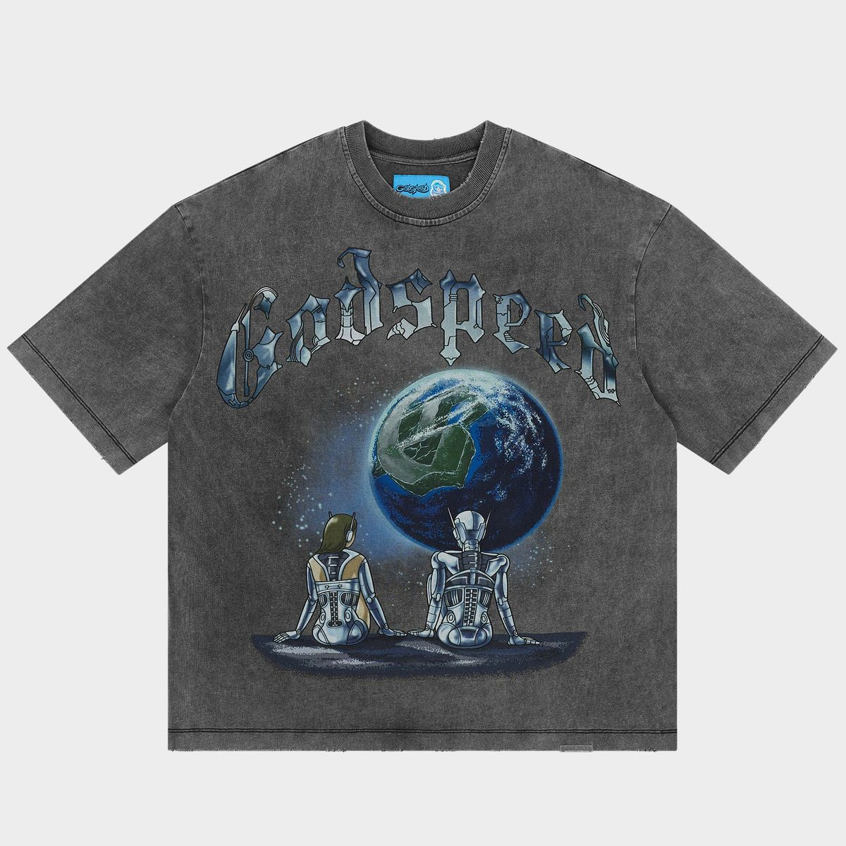 Godspeed Artificial Love II T-Shirt - Grey Wash