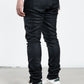 Midnight Black Wax Skinny Jeans (MB-005)