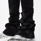  Guapi All Black Icon Stacked Denim Jeans in a trendy and versatile black color, perfect for any occasion